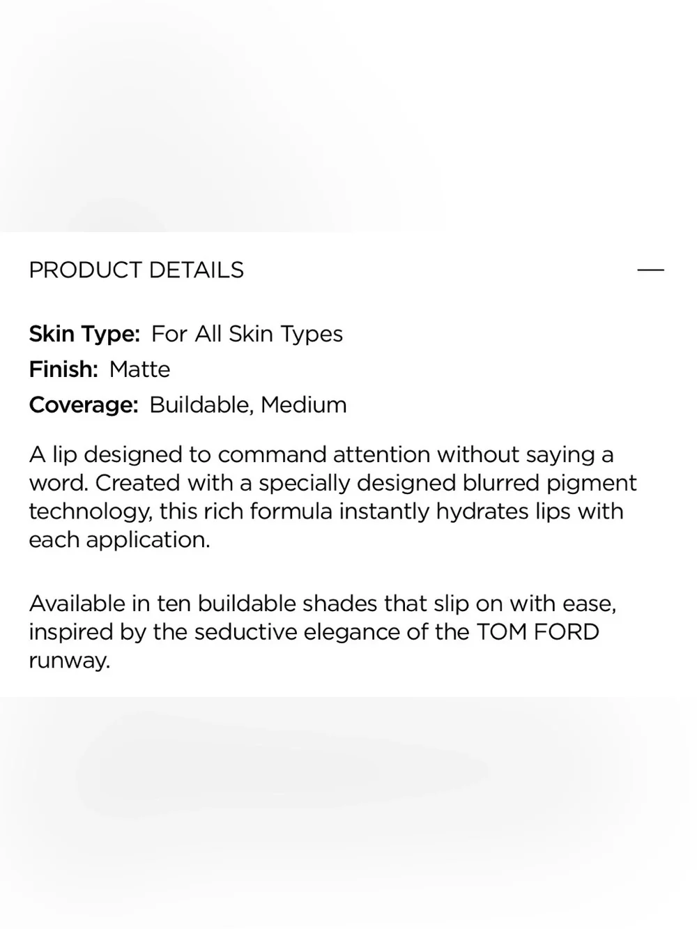 Tom Ford Runway Stylo Matte Lipstick — 115 Honeyed Mink